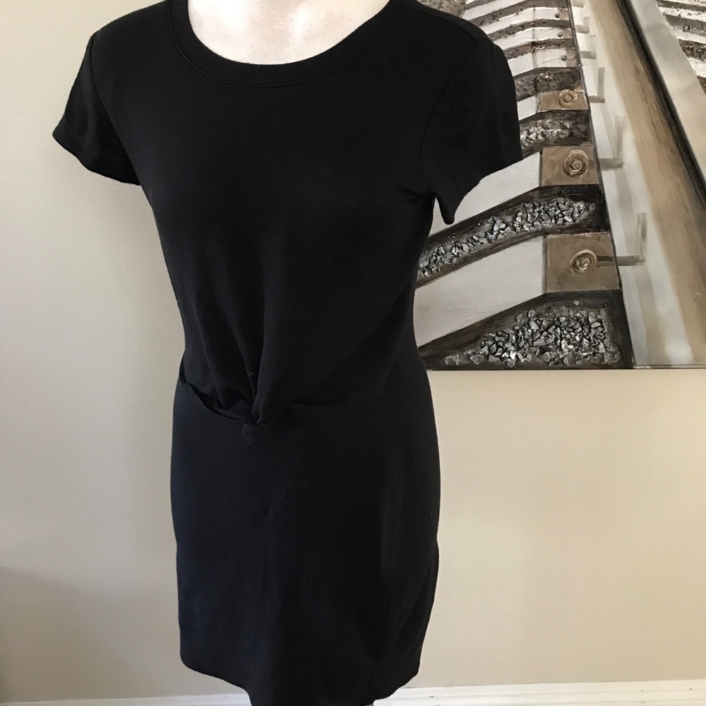 Black T-shirt dress